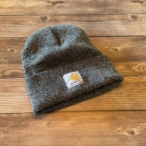Carhartt Knit Cuffed Beanie ~ Black/White